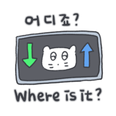 [LINEスタンプ] 旅人ベベニャン (韓国語 -英語) 1 