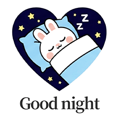 [LINEスタンプ] ウサギの日常スタンプ 02(EN)
