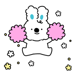 [LINEスタンプ] がんばるDallae！ (日本語 ＆ 韓国語)