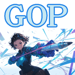 [LINEスタンプ] ペンガールズ_GOP