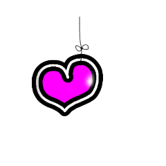 [LINEスタンプ] ハートのオーナメントです