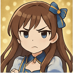 [LINEスタンプ] キラキラ全開女性アイドル@SFW