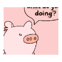 [LINEスタンプ] cute pigs！！ 