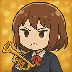 [LINEスタンプ] キラキラ全力吹奏楽部@SFW