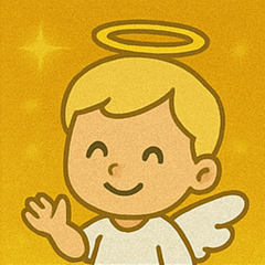[LINEスタンプ] キラキラほわほわ天使@SFW