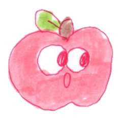 [LINEスタンプ] りんご田のスタンプ▼