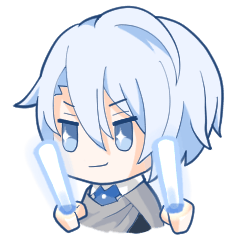 [LINEスタンプ] ペンライトを振る刀剣男士 