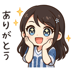 [LINEスタンプ] かわいいちびキャラアイドル♡日常 vol.7