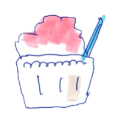 [LINEスタンプ] かき氷田のスタンプ▼