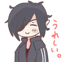 [LINEスタンプ] 主だいすき燭台切と長谷部のスタンプ