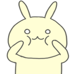 [LINEスタンプ] ゆるウサの日常6