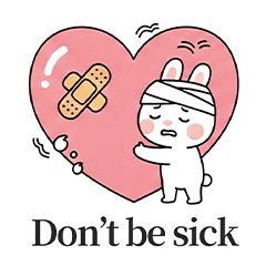 [LINEスタンプ] ウサギの日常スタンプ 03(EN)