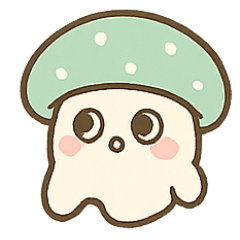 [LINEスタンプ] もちもちキノコちゃん 気分パレード