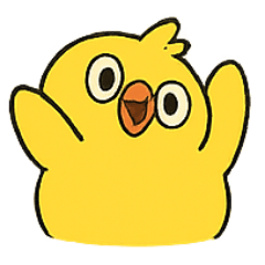 [LINEスタンプ] まんまるひよこ楽しい時間
