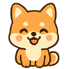[LINEスタンプ] しばいぬのこいぬのたのしいきもち