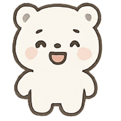 [LINEスタンプ] ふわふわホッキョクグマ 気分パレード