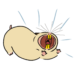 [LINEスタンプ] みんなのハムスター（日常） 