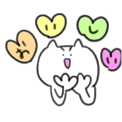 [LINEスタンプ] しろねこの猫次郎