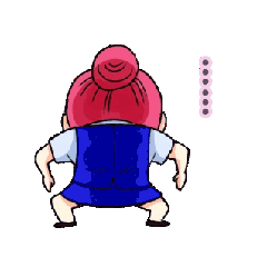 [LINEスタンプ] 動く！まるみとほそみ 