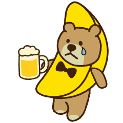 [LINEスタンプ] アスティルホテル クマ バナナ 第10弾