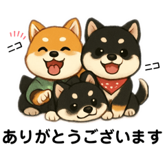 [LINEスタンプ] yukieのスタンプまめ柴ちゃん①