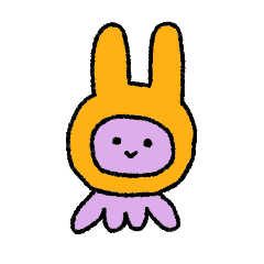 [LINEスタンプ] びわこのたこちゃん