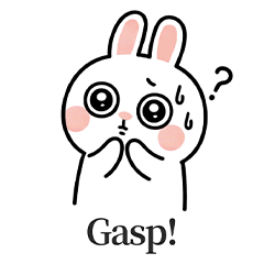 [LINEスタンプ] ウサギの日常スタンプ 07(EN)