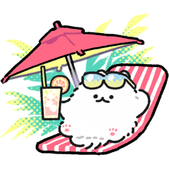 [LINEスタンプ] ハワイ大好きポメトーン