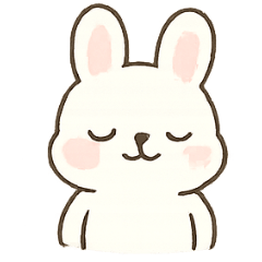 [LINEスタンプ] ふわふわウサギのドタバタ冒険
