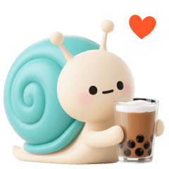 [LINEスタンプ] のんびりカタツムリの日常