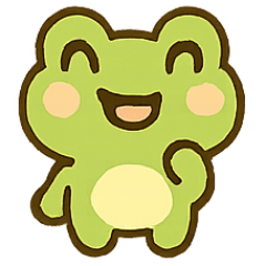 [LINEスタンプ] まっちゃカエルバディ 気分パレード