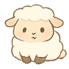 [LINEスタンプ] ぼんやりひつじ