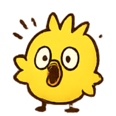 [LINEスタンプ] びっくりヒヨコ ボボの大暴れ