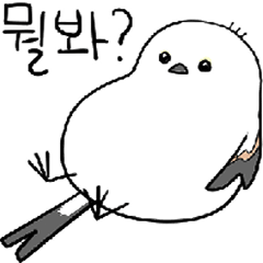 [LINEスタンプ] 親切なシマエナガ(KOR)