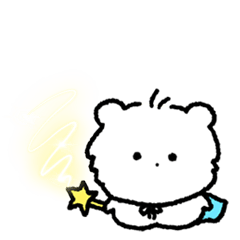 [LINEスタンプ] ちびふわモコ