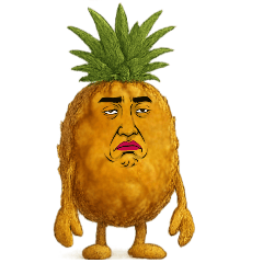 [LINEスタンプ] [アレンジ用]擬人化劇画フェイスパイン