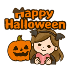 [LINEスタンプ] Halloweenおねえさん/ハロウィン会話