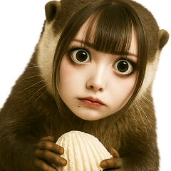 [LINEスタンプ] メンヘラッコのめんへら返信menhera