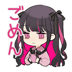 [LINEスタンプ] ちび量産型ちゃん★病み期ドタキャン