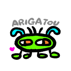 [LINEスタンプ] 変な妖怪ちゃん