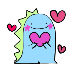 [LINEスタンプ] かいじゅうガー君