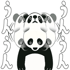 [LINEスタンプ] やる気のないパンダ3【日常編2】