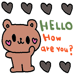 [LINEスタンプ] (nenerin日常会話スタンプ372英語気遣い)