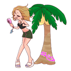 [LINEスタンプ] 私が噂の四季 夏編