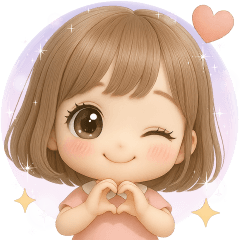 [LINEスタンプ] 【るなのほわほわ♡癒しスタンプ】