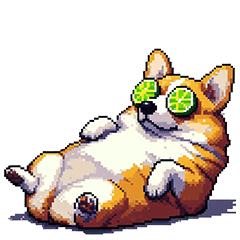 [LINEスタンプ] 無言で伝える太っちょコーギー