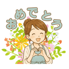[LINEスタンプ] なないろママちゃん⭐️春はあけぼの