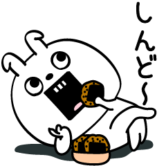 [LINEスタンプ] ピタうさぎ挨拶仲良しに送る