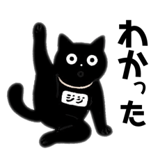 [LINEスタンプ] 黒猫だなも