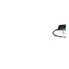 [LINEスタンプ] 泳いで動く魚のスタンプ 